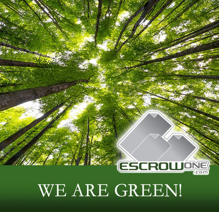 EscrowOne, Inc. is GREEN!