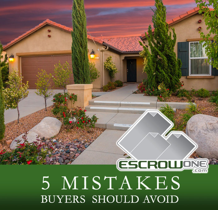 5 Mistakes Buyers Should Avoid
