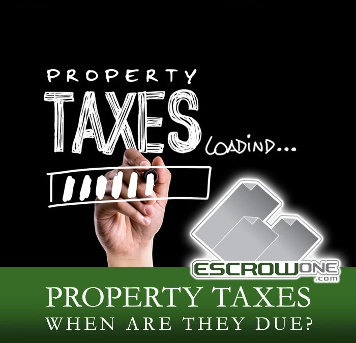 Are My Property Taxes Due?